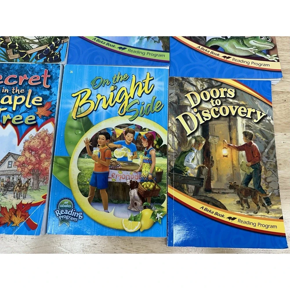 Abeka 3rd Grade Reading Set 10 Readers, pilgrims progress, Maple, Heroes